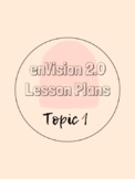enVision Math Grade 3 Topic 1 LESSON PLANS *