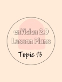 enVision Math Grade 3 Topic 13 LESSON PLANS *