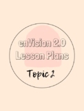 enVision Math Grade 3 Topic 2 LESSON PLANS *