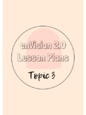 enVision Math Grade 3 Topic 3 LESSON PLANS *