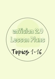 enVision Math Grade 4 Topic 1-16 LESSON PLANS