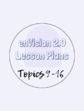 enVision Math Grade 5 Topics 9-16 LESSON PLANS *