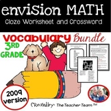 enVision Math 3rd Grade Vocabulary Activities Full Year Bundle