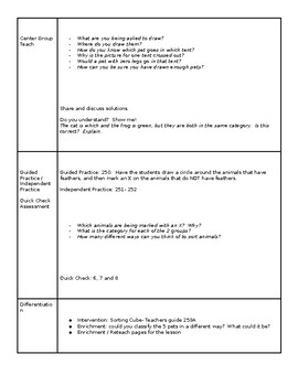 enVision math 2.0- Kindergarten, Topic 5, lesson plans and unit checklist