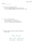 enVisions Grade 2 Topic 10 Revised Math Test