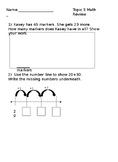 enVisions Grade 2 Topic 3 Math Test Review