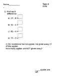 enVisions Grade 2 Topic 6 Math Test Review