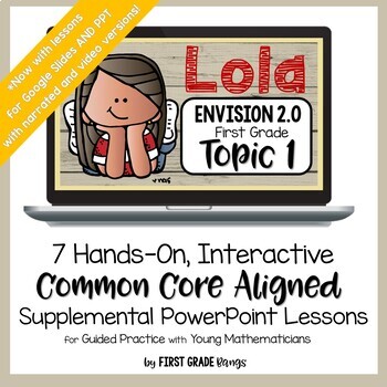 Preview of enVisions Math 1st Grade Topic 1: Hands-On Lessons for Addition & Subtraction