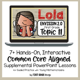 enVisions Math 1st Grade Topic 11: Hands-On Lessons for Tw