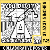 end of school year graduation Collaborative Poster | Color