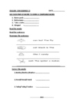english worksheet-class 1 and 2
