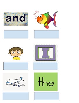 Preview of environmental sight words