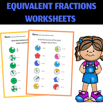 Preview of equivalent fractions worksheet third grade