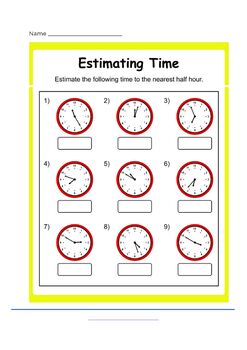 Preview of Telling Time to the Minute - Worksheet Pack