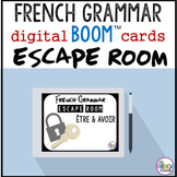 être and avoir BOOM Cards French Grammar Escape Room