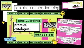 Preview of external counting | social-emotional learning slides