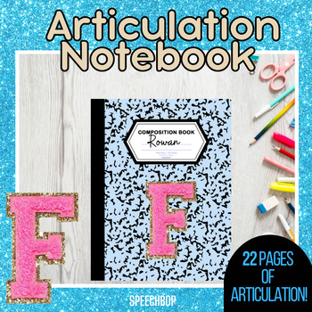 Preview of /F/ Articulation Notebook - NEW & IMPROVED - 22 pages of Articulation (I, m, f)