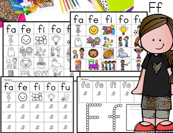 fa fe fi fo fu by Kindergarten Maestra | Teachers Pay Teachers
