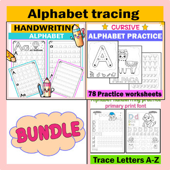 Preview of Spring Letter Formation Practice/ Alphabet worksheets/ pre-writing skills