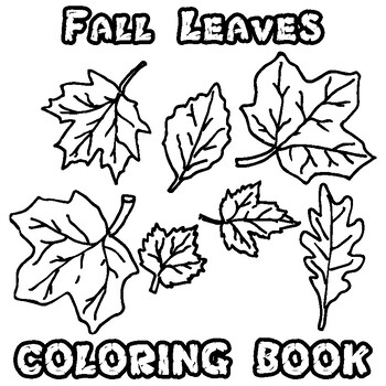 Preview of fall leaves coloring book : Leaves Autumn coloring pages