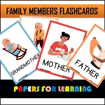 Preview of family members flashcards