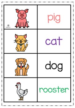 Farm Animals games and printables by The Indian Lion | TPT