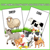 Farm Animal Flashcards are Free Printable