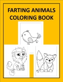 farting animals coloring book for kids