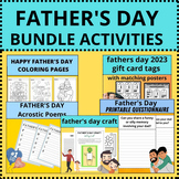 father's day bundle activities gift tags and graft ,Questi