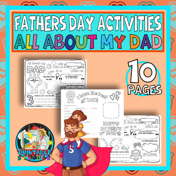 fathers day activities-All About My Dad Printable Questionnaire For ...