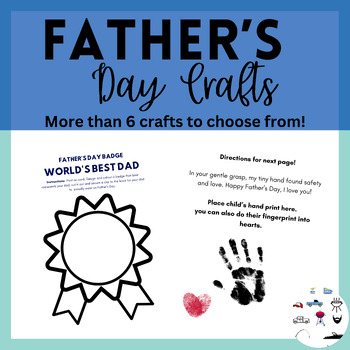 Preview of fathers day craft inclusive modified
