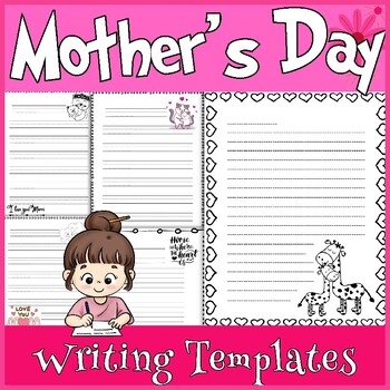 feliz dia de las madres - Mother's Day Friendly Letter Writing Templates