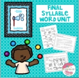 final stable l syllables word work unit