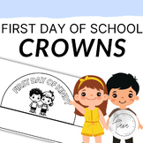 first day of school crowns - 1st day of school crown craft