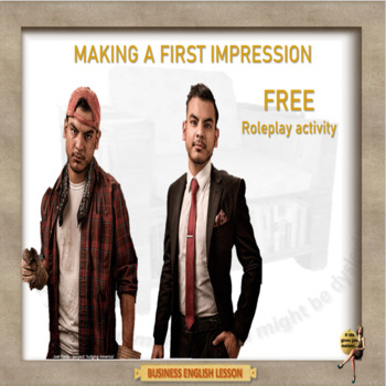 Preview of first impression - free role play lesson