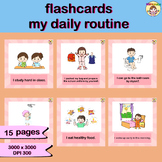 flashcards my daily routine