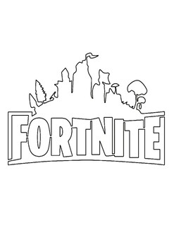 Preview of fortnite Coloring pages