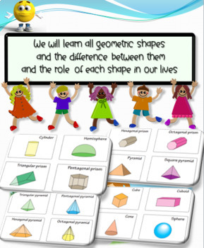 Preview of Geometric Shapes Task Card Riddles