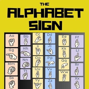 Preview of free  American Sign Language Alphabet Posters