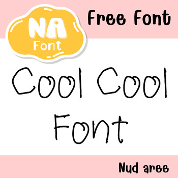 free font Cool Cool font by Nud aree by Nud aree | TPT
