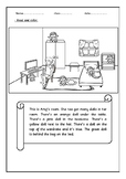 free propositions reading comprehension worksheet.