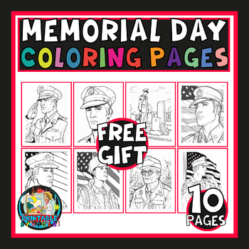 Preview of freebees- memorial day activities- memorial day coloring pages for kids