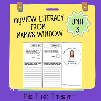 Preview of from Mama's Window - myView Literacy 4