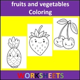 fruits and vegetables Coloring