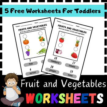 Preview of fruits and vegetables activity worksheet