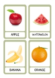 fruts vocabulary picture cards Parte 1