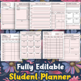 fully Editable Student Planner