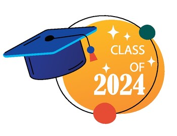 Preview of graduation posters - class of 2024  graduation - letter size -ready to print