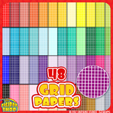 graph/grid pattern digital paper in 48 colors  - background .jpg 12"x12"