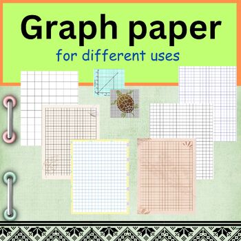 Preview of graph paper for different uses